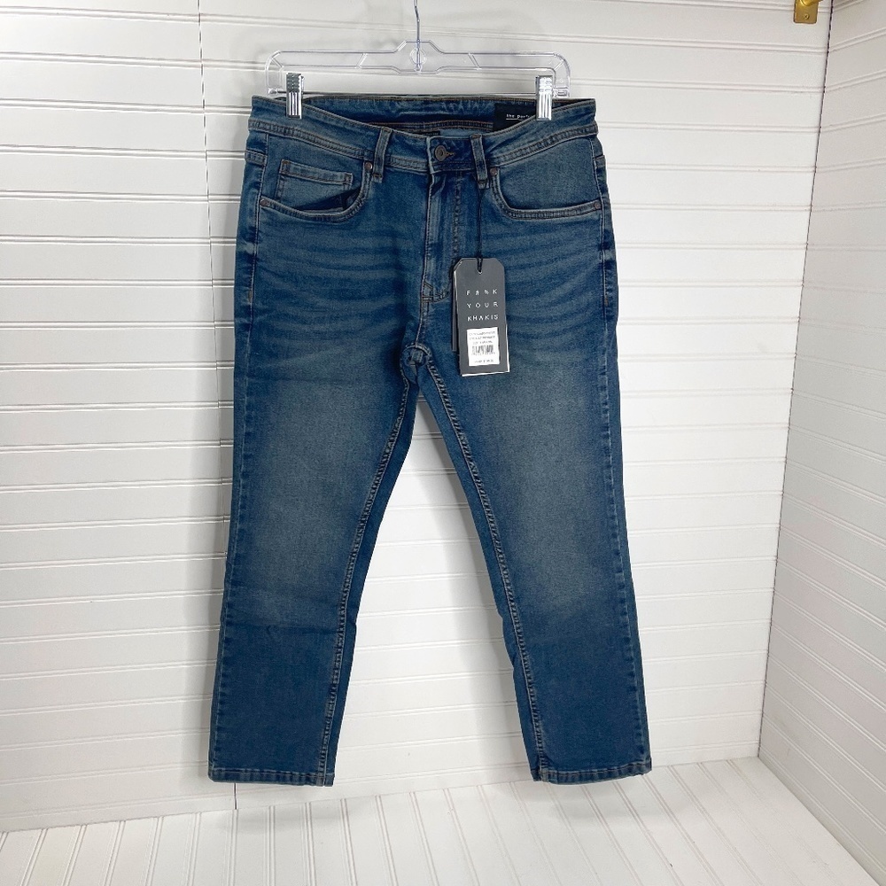 NWT The Perfect Jean 31W X 26L Slim Fit Cowboy Yellow Tint
